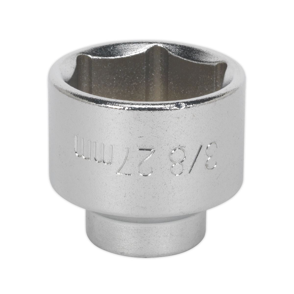 Sealey SX112 Low Profile Oil Filter Socket 27mm 3/8"Sq Drive Sealey