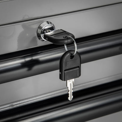 Sealey AP26029TG Mid-Box Tool Chest 2 Drawer with Ball-Bearing Slides - Grey/Black Sealey