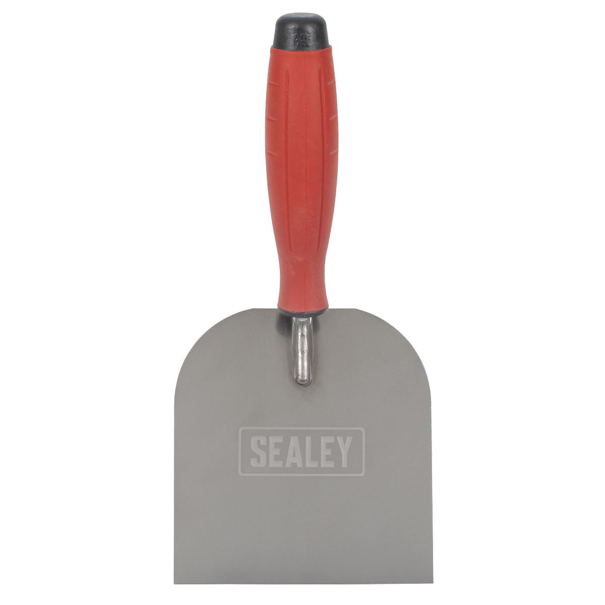 Sealey T1706 Stainless Steel Margin Trowel - Rubber Handle - 120mm Sealey