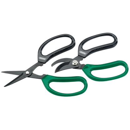 Draper 18299 Soft Grip Garden Scissor Set 2 Piece Draper