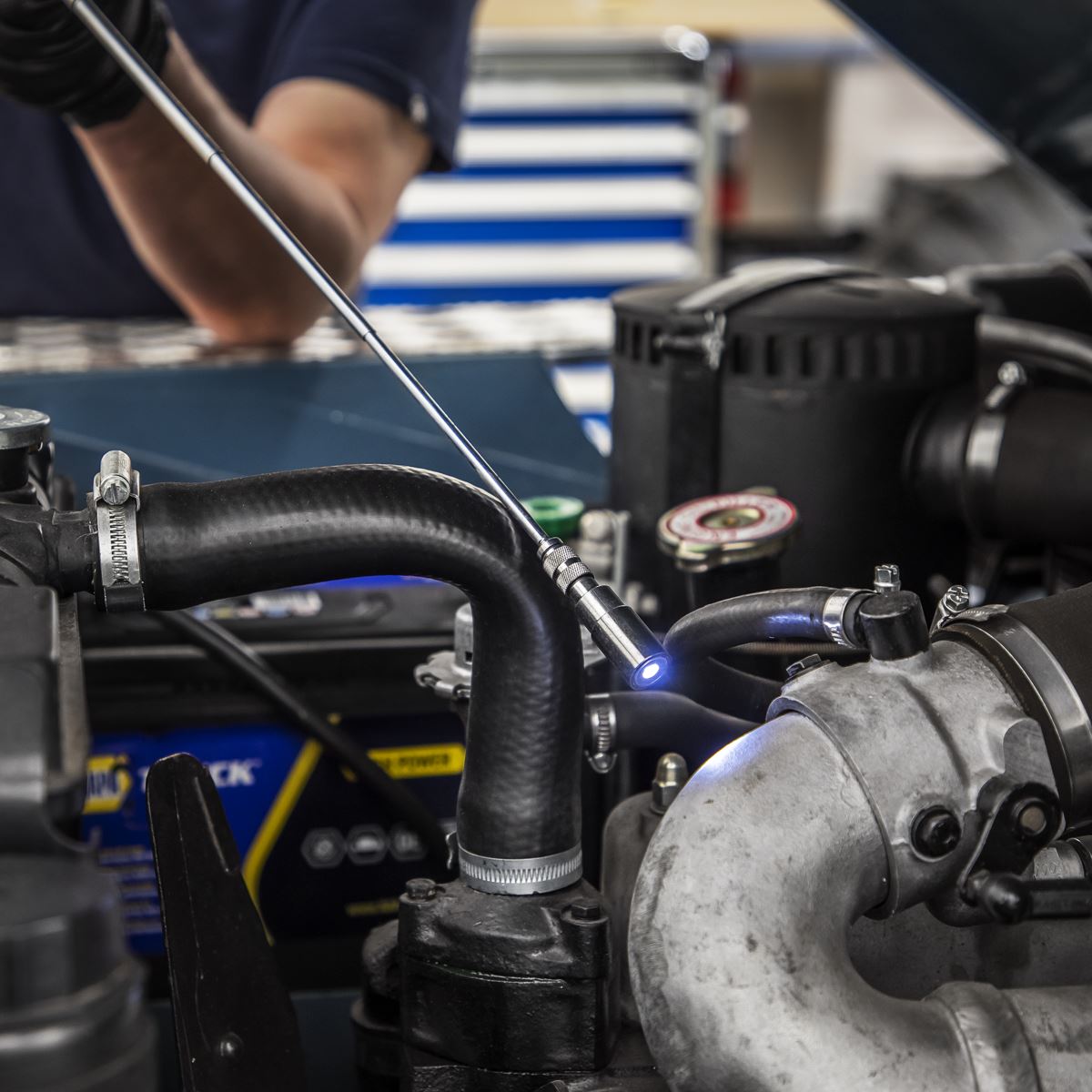 Sealey AK6521 Telescopic Magnetic Pick-Up & Inspection Tool Kit 5pc Sealey