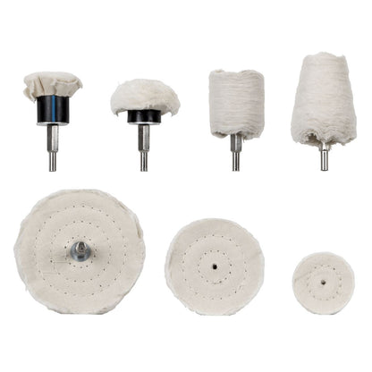 Sealey BGPW08 Polishing Wheel Set 8pc Sealey