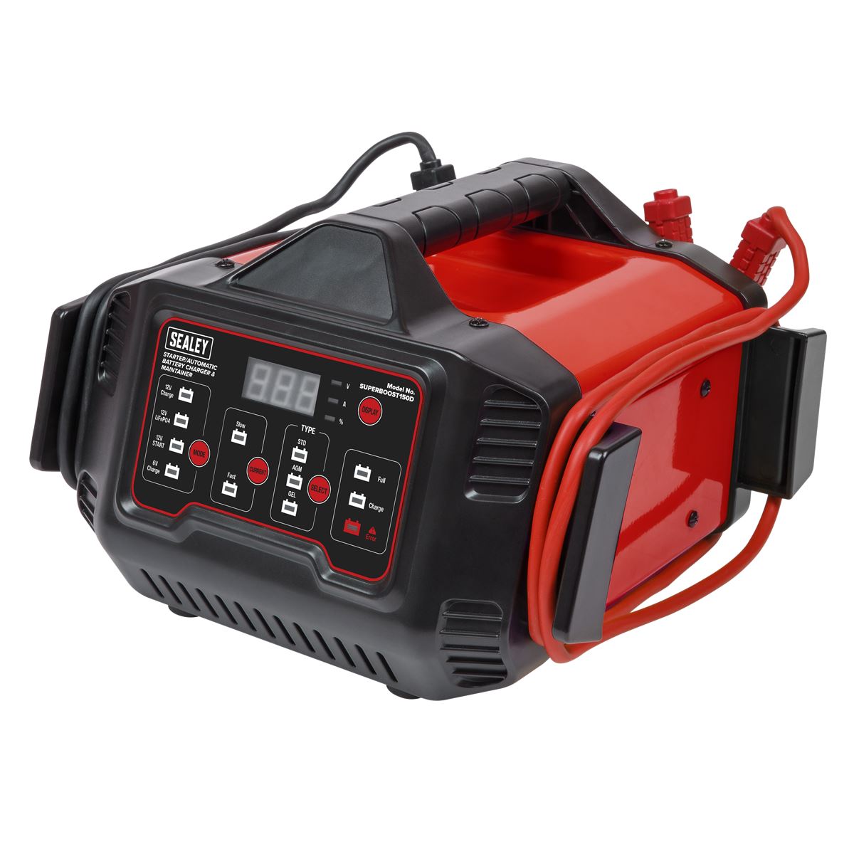 Sealey SUPERBOOST150D 6/12V 150A Starter/15A  Automatic Battery Charger & Maintainer Sealey