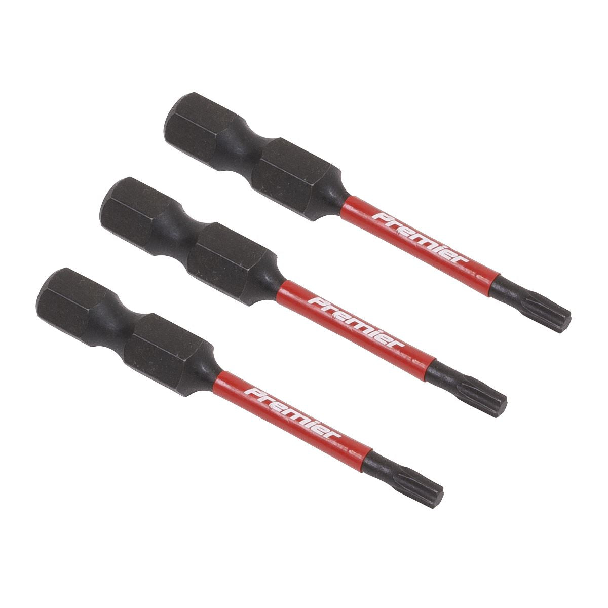 Sealey AK8240 TRX-Star* T10 Impact Power Tool Bits 50mm - 3pc Sealey