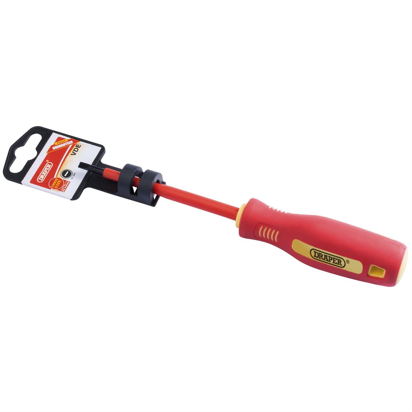 Draper 46517 Fully Insulated Plain Slot Screwdriver 4 x 100mm Draper