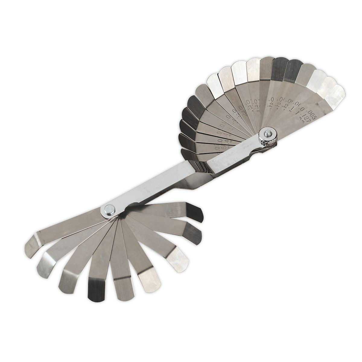 Sealey VS515 Feeler Gauge 26 Blade Offset - Dual Marked Sealey