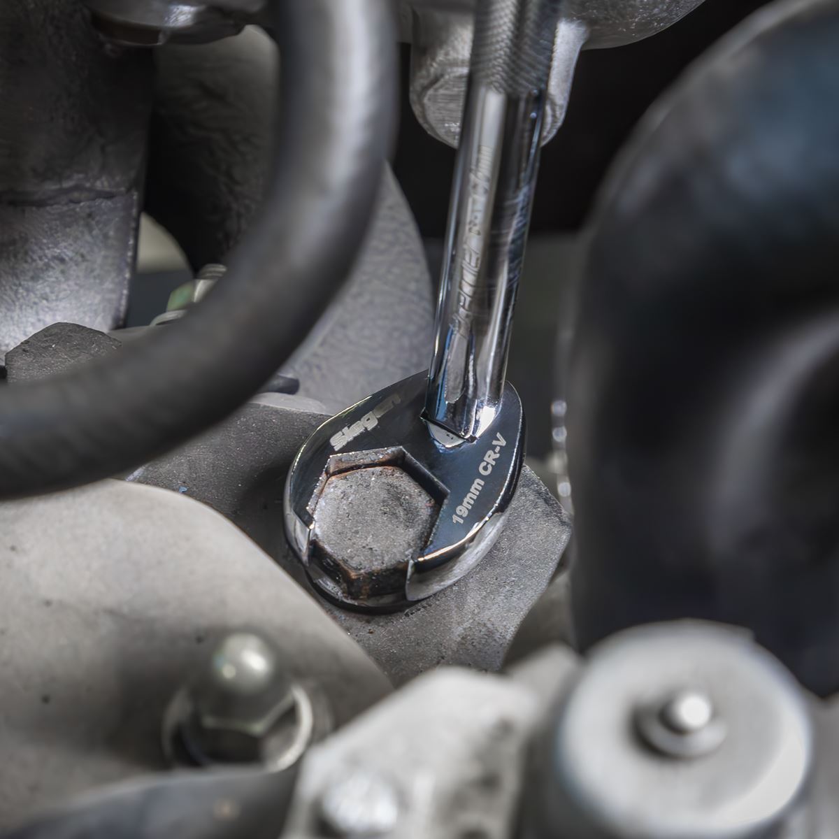 Siegen S01274 Tool Tray with Specialised Spanner Set 30pc - Metric Siegen