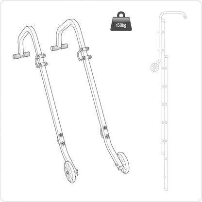 Sealey LAD003 Ladder Roof Hooks Sealey