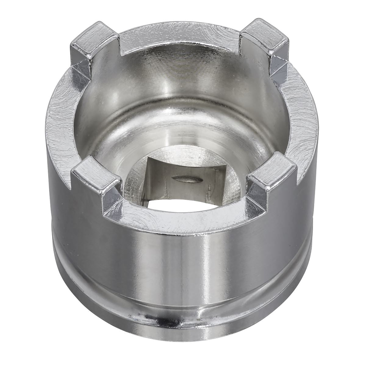 Sealey SMC19 Motorcycle Swingarm Locknut Socket 4-Pin 43mm Sealey