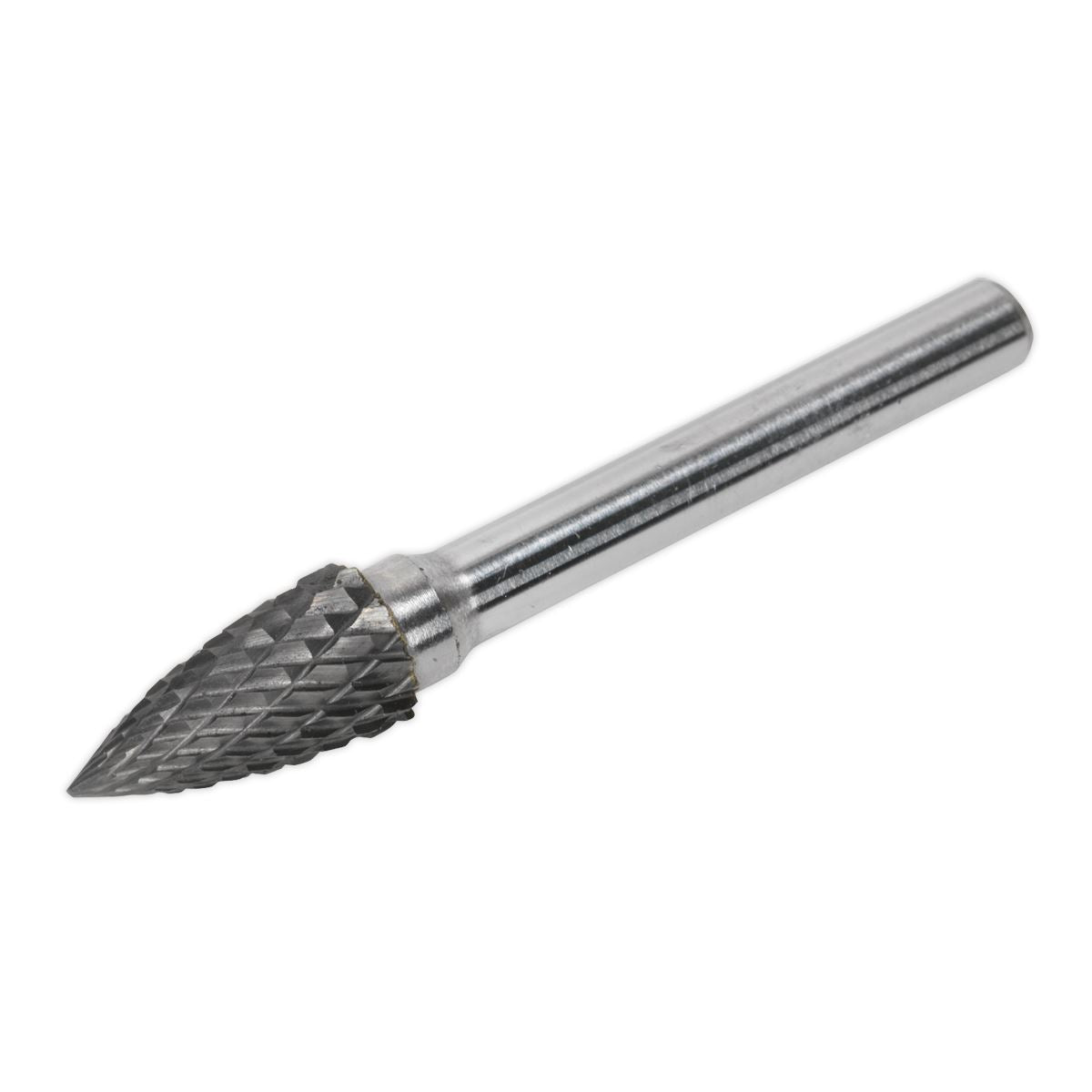 Sealey SDB03 Tungsten Carbide Rotary Burr Arc Pointed Nose 10mm Sealey