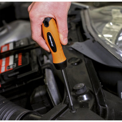 Sealey HV003 Screwdriver Set 8pc Hi-Vis Orange Sealey