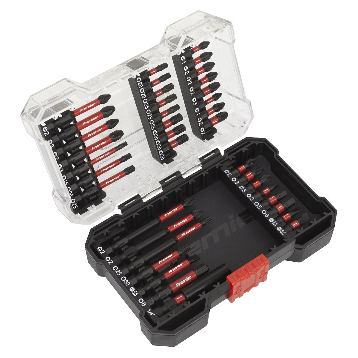 Sealey AK8282 Power Tool Bit Set 38pc Impact Grade Sealey