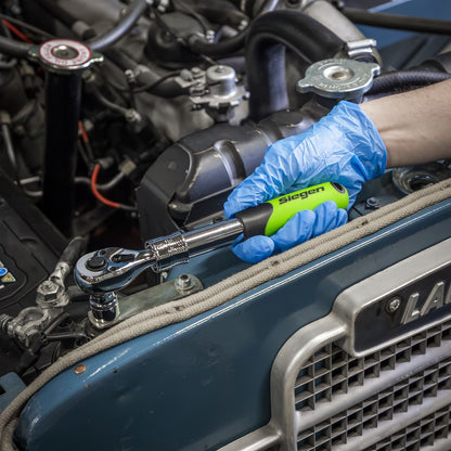 Siegen S01285 Ratchet Wrench Set Extendable 3 Piece 1/4", 3/8", 1/2" Siegen