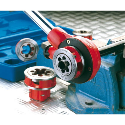Draper 22496 Metric Ratchet Pipe Threading Kit 7 Piece Draper