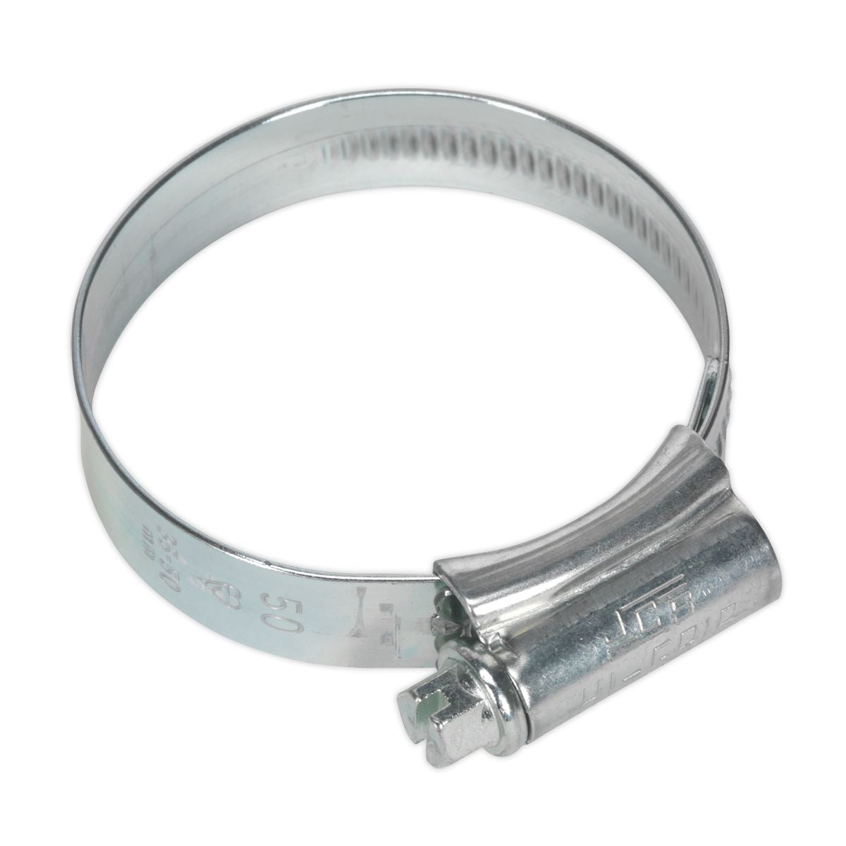 Sealey HCJ2A HI-GRIP® Hose Clip Zinc Plated Ø35-50mm Pack of 20 Sealey