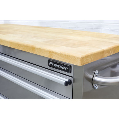 Sealey AP4804SS Mobile Stainless Steel Tool Cabinet 4 Drawer Sealey