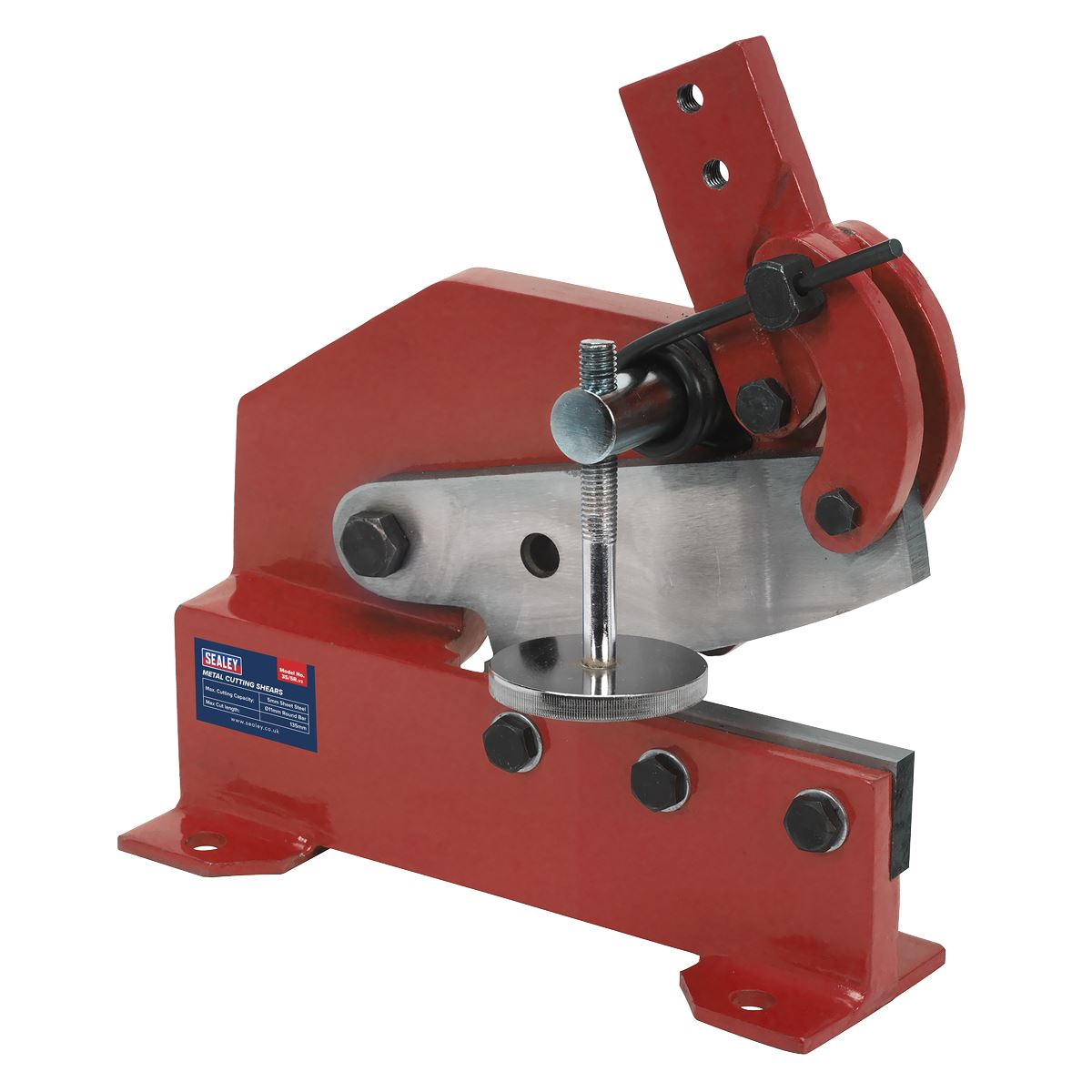 Sealey 3S/5R 5mm Capacity Ø11mm Round Metal Cutting Shears Sealey