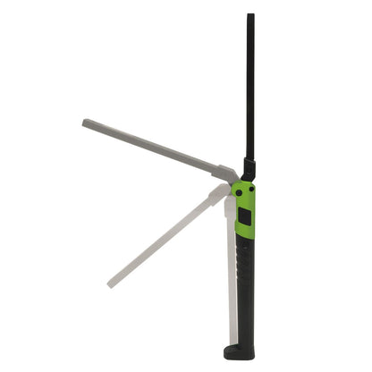 Sealey LED01G Rechargeable Slim Folding Pocket Light 2 COB & 1 SMD LED - Green Sealey