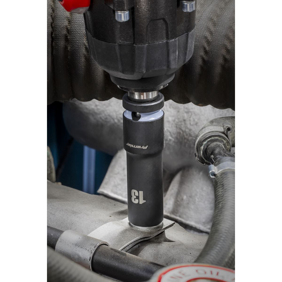 Sealey AK5818M Impact Socket Set 16pc 1/2"Sq Drive Deep Metric Sealey