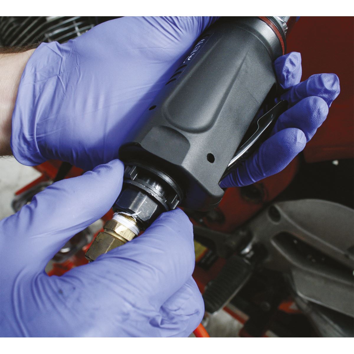 Sealey SA607 Air Ratchet Wrench 3/8"Sq Drive Premier Sealey