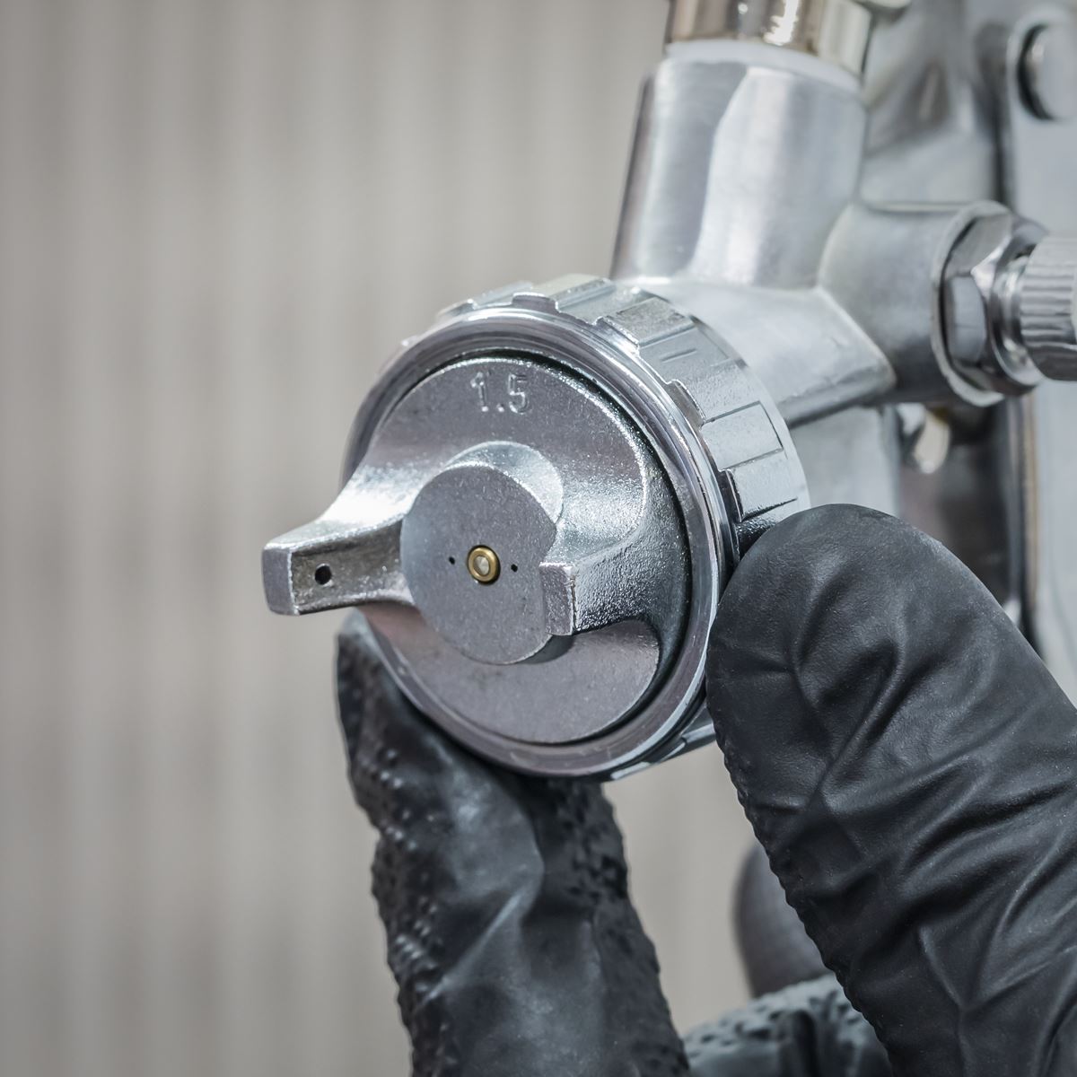 Sealey SSG503 Spray Gun Gravity Feed 1.5mm Set-Up Sealey