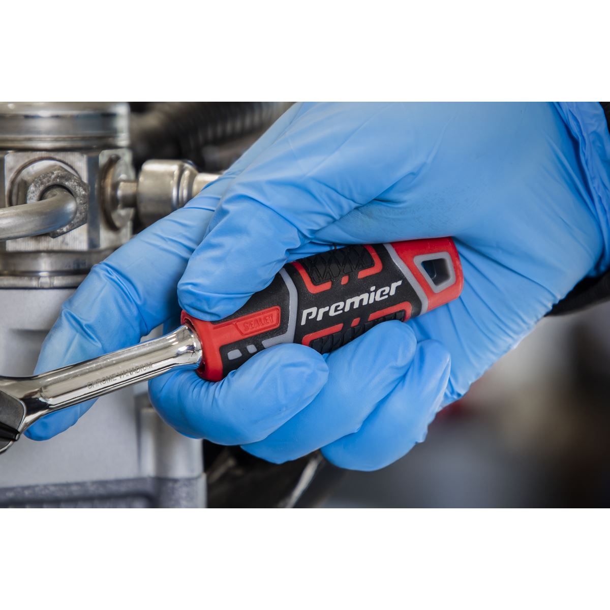 Sealey AK8934 Ratchet Wrench 1/4"Sq Drive Flip Reverse Sealey