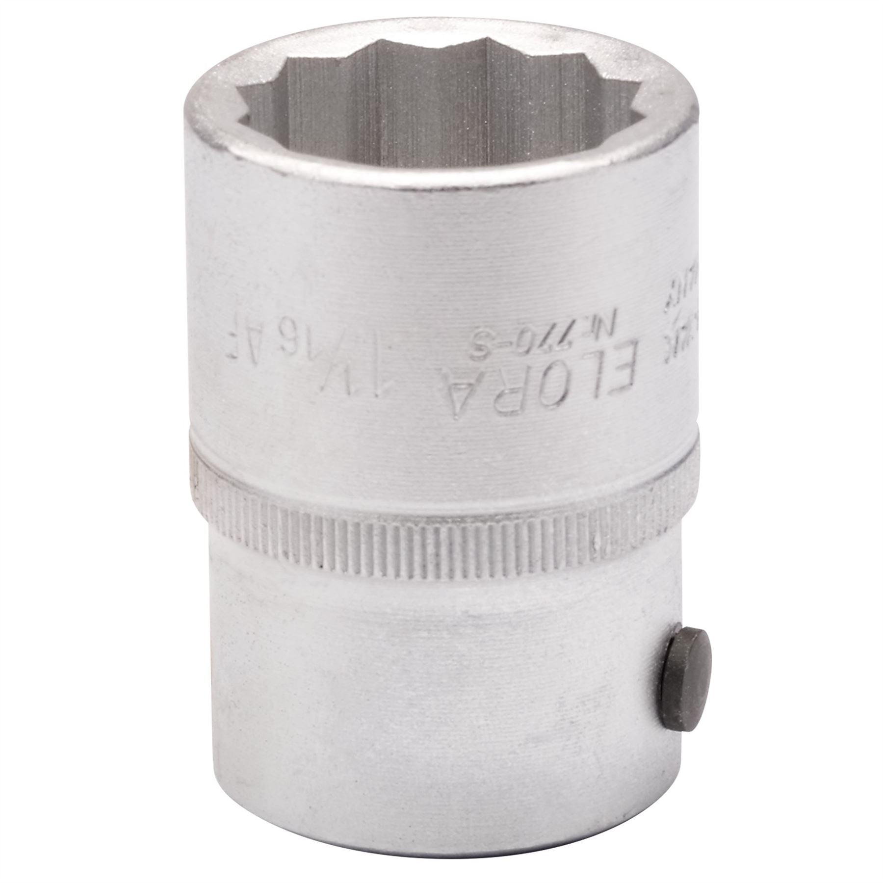 Elora 00484 Bi-Hexagon Socket 1.1/16" 3/4" Sq. Dr. Elora