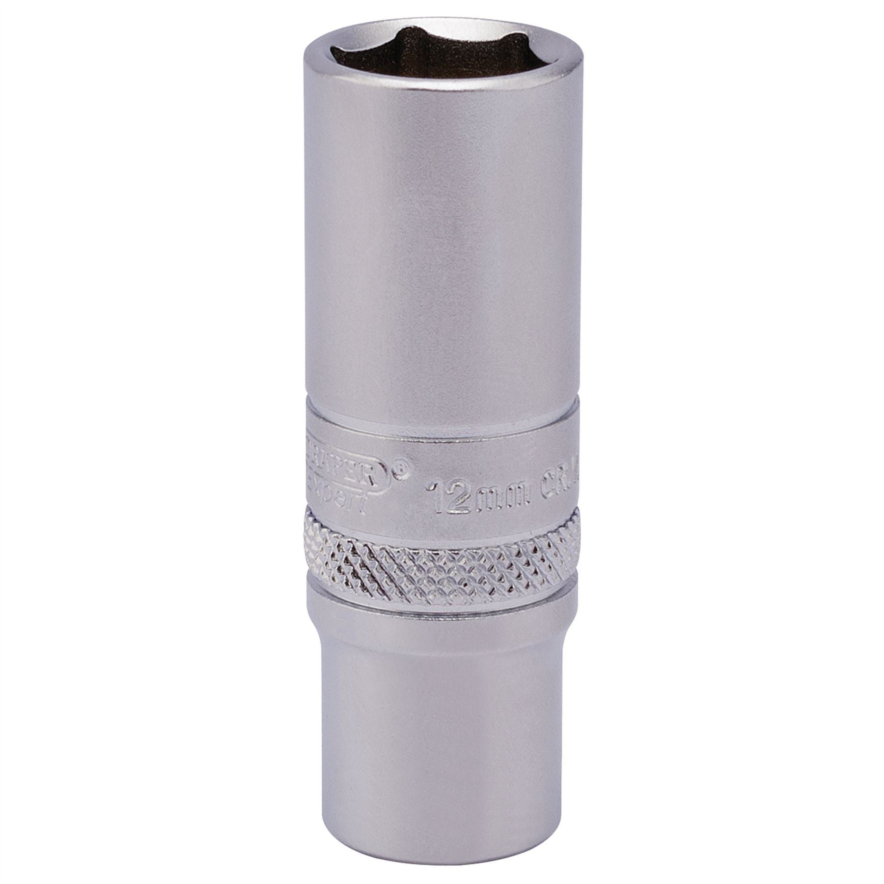 Draper 82142 6 Point Deep Socket 1/4" Sq. Dr. 12mm Draper