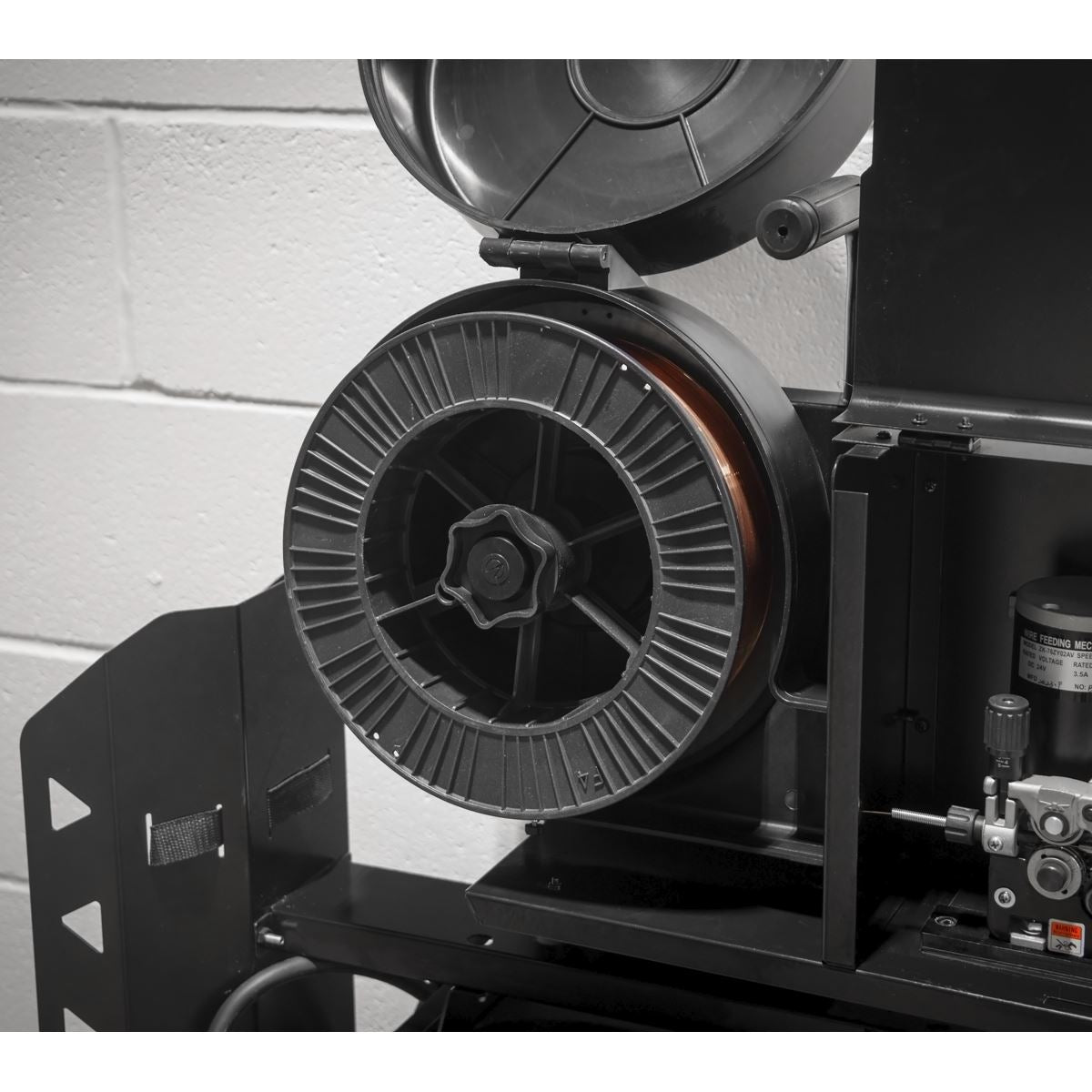 Sealey POWERMIG500i 500A Professional Gas/Gasless MIG/MMA/TIG Inverter Welder With Portable Wire Feeder 415V 3ph Sealey