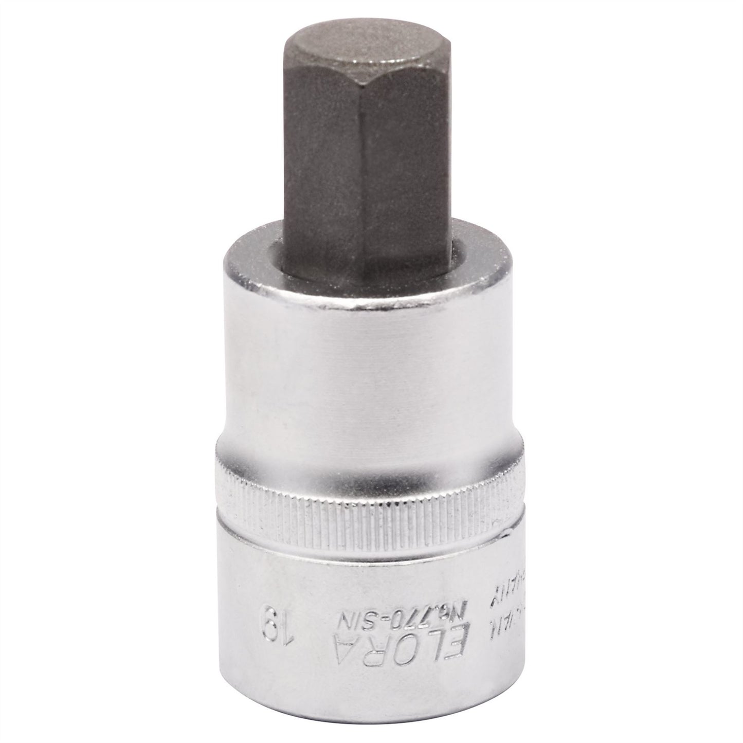 Elora 15554 Hexagon Screwdriver Socket 3/4" Sq. Dr. 19mm Elora