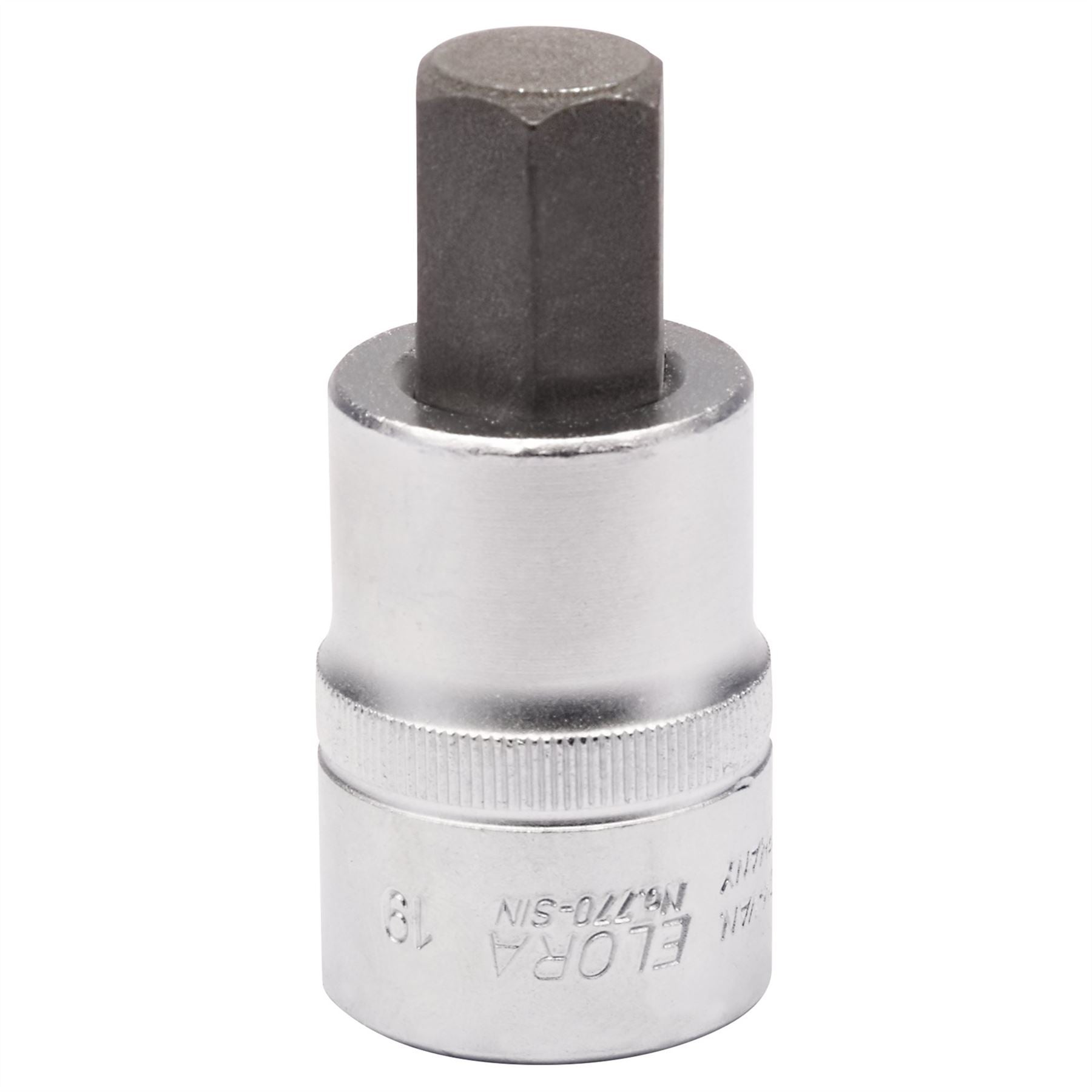 Elora 15554 Hexagon Screwdriver Socket 3/4" Sq. Dr. 19mm Elora
