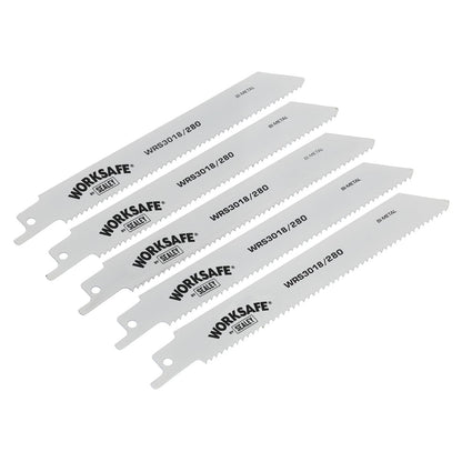Sealey WRS3018/280 Reciprocating Saw Blade 280mm 10tpi - Pack of 5 Sealey