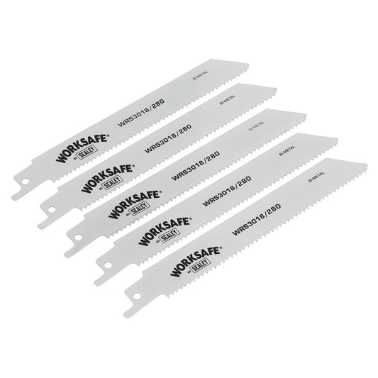 Sealey WRS3018/280 Reciprocating Saw Blade 280mm 10tpi - Pack of 5 Sealey