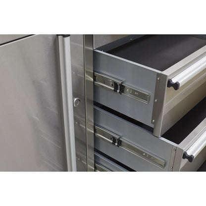 Sealey AP4804SS Mobile Stainless Steel Tool Cabinet 4 Drawer Sealey
