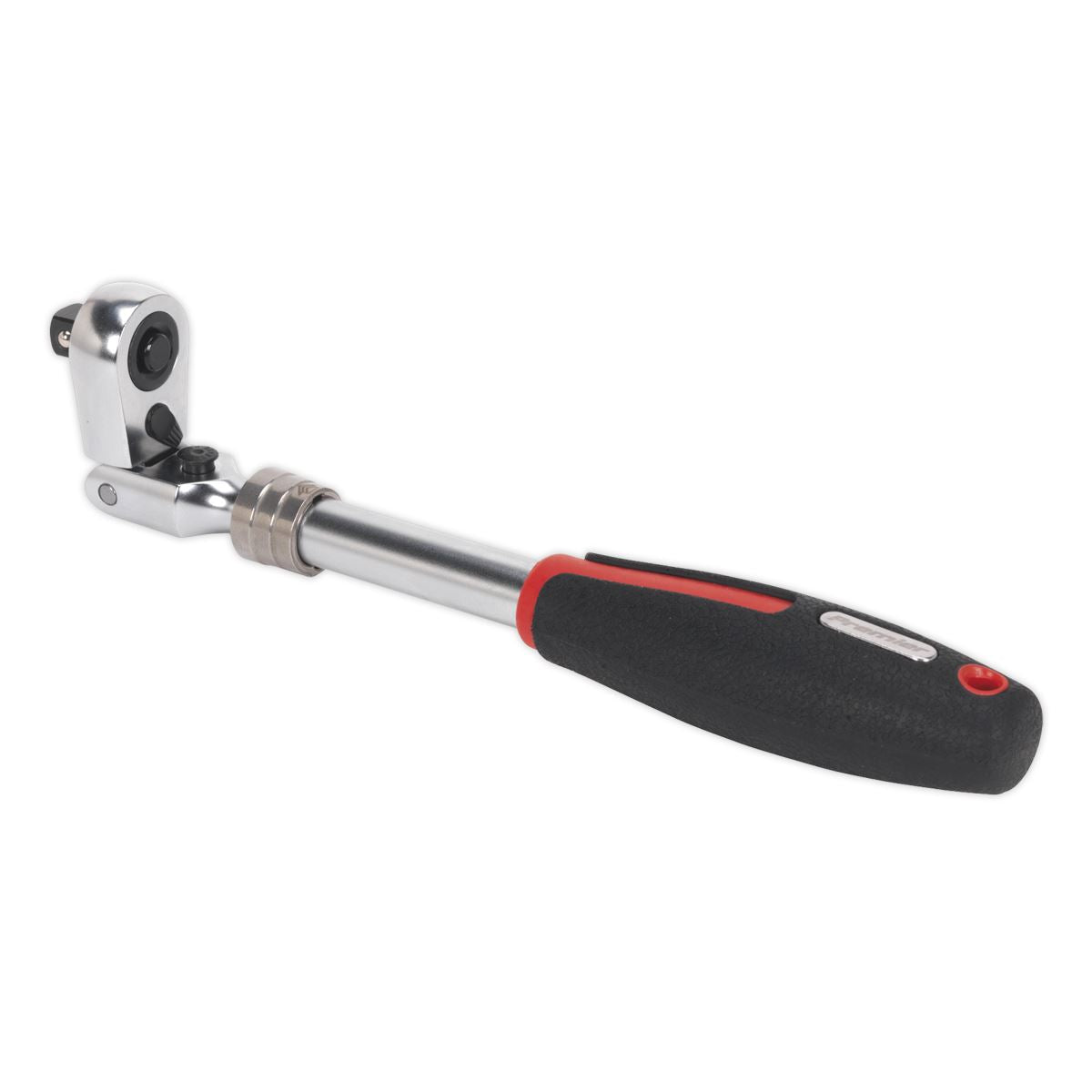 Sealey AK8983 Ratchet Wrench 3/8"Sq Drive Flexi-Head Extendable Premier Platinum Sealey