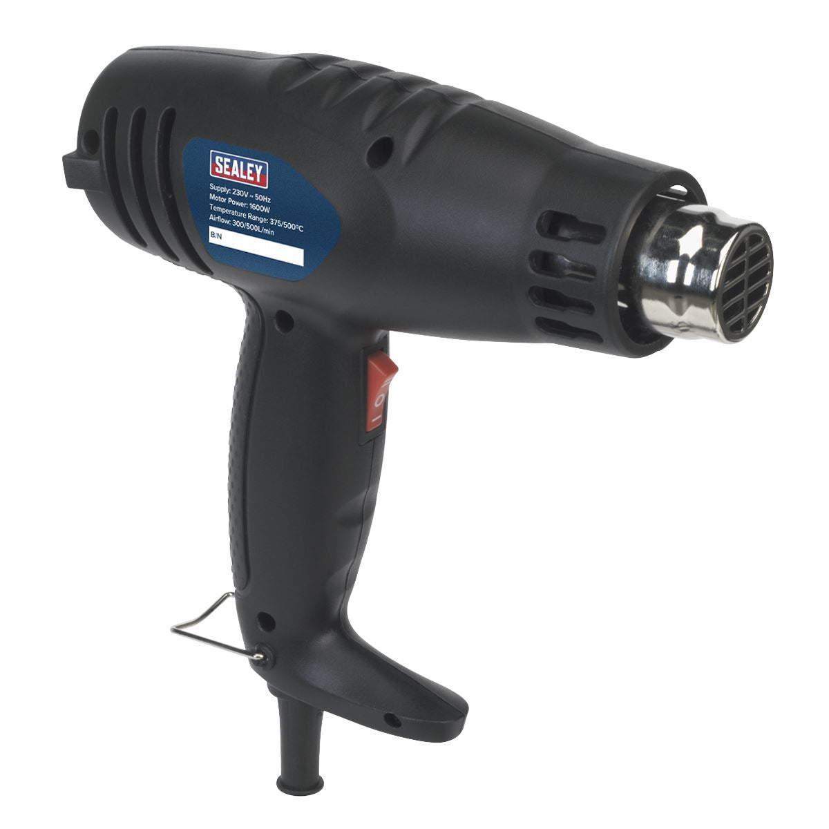 Sealey HS105 Hot Air Gun 1600W 2-Speed 375°C/500°C Sealey
