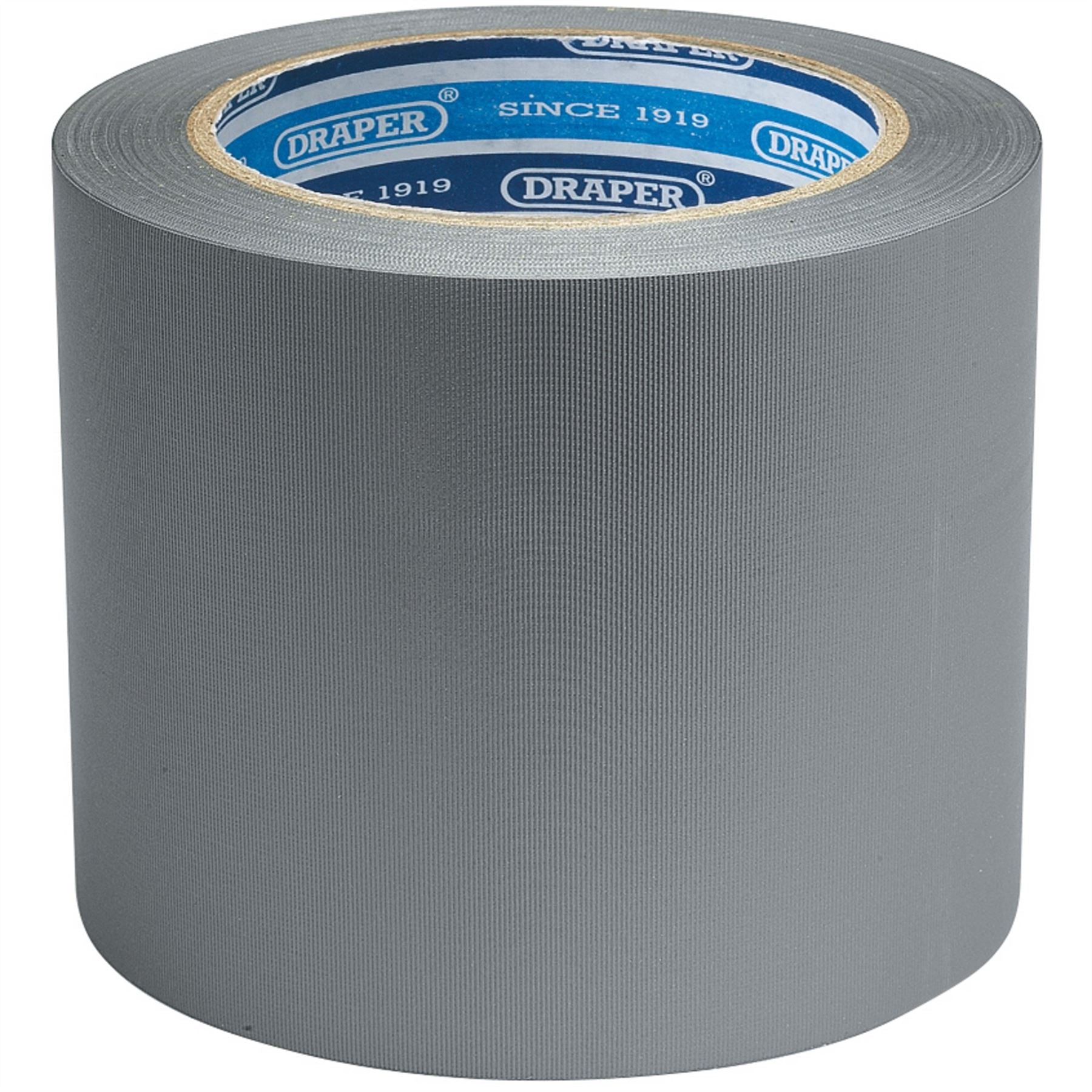 Draper 49433 Duct Tape Roll 33m x 100mm Grey Draper