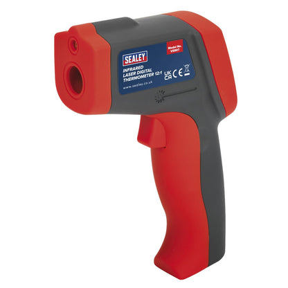 Sealey VS907 Infrared Laser Digital Thermometer 12:1 Sealey