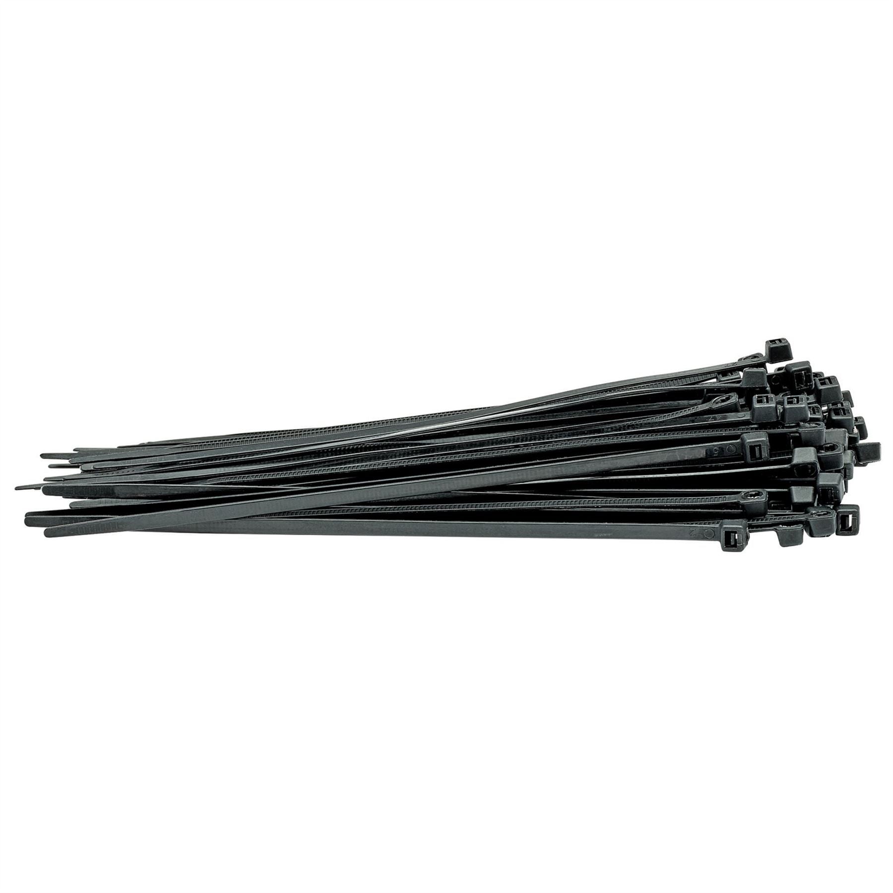 Draper 70393 Cable Ties 4.8 x 200mm Black Pack of 100 Draper