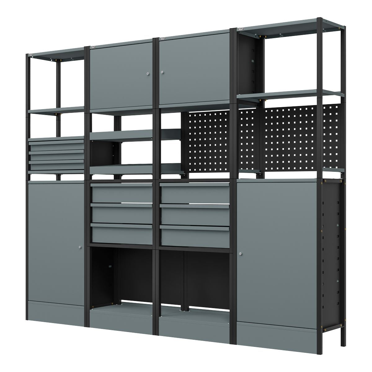 Sealey APMRSTACK2 Modular Racking System Combo 2.32m Sealey