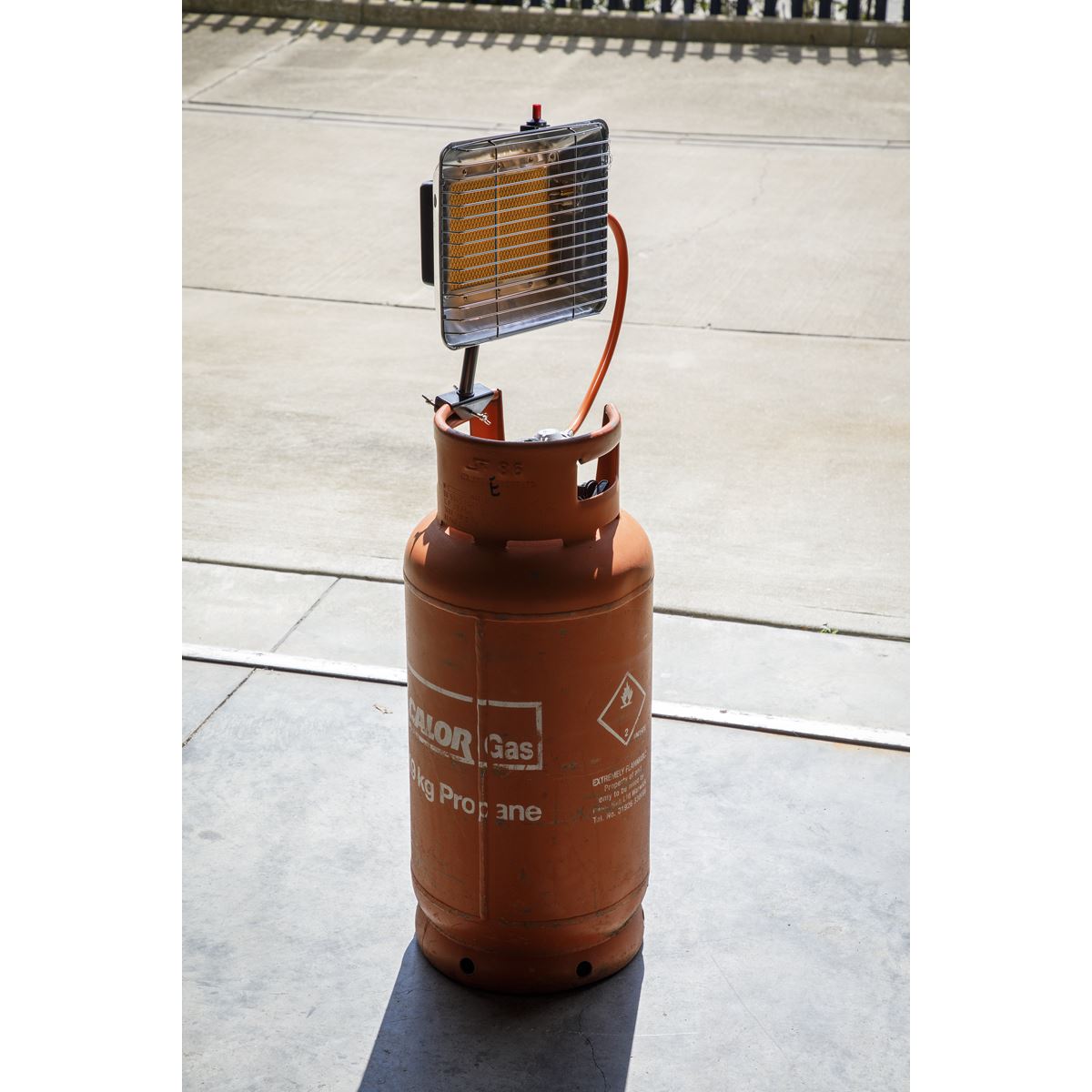 Sealey LP13 Space Warmer® Propane Heater 14330Btu/hr Bottle Mounting Sealey