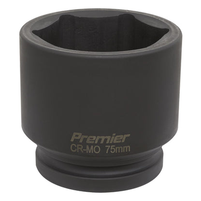 Sealey IS175 Impact Socket 75mm 1"Sq Drive Sealey