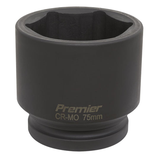 Sealey IS175 Impact Socket 75mm 1"Sq Drive Sealey