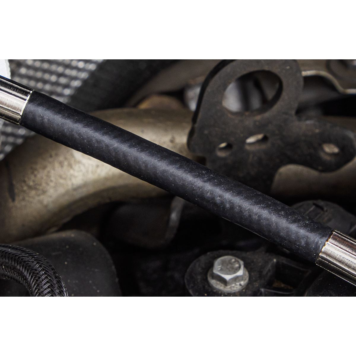 Sealey VS0204C4 Brake Pressure Bleeder Cap Ø45mm - Connector With Hose 90° Sealey