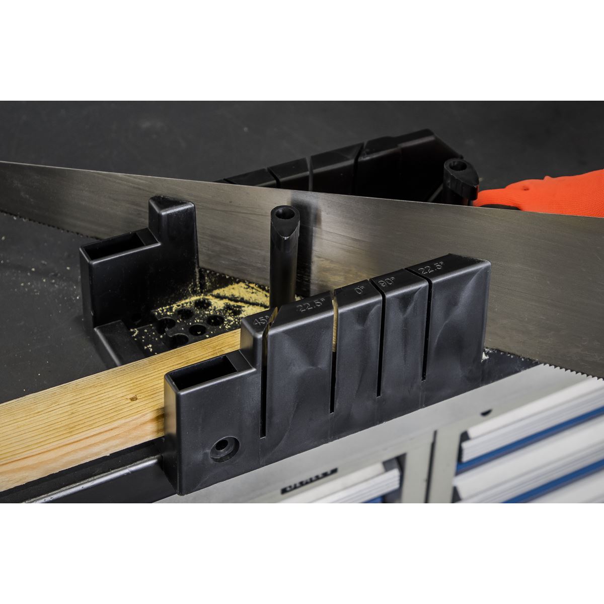 Sealey MB02 Mini Mitre Box 310 x 170 x 110mm Sealey