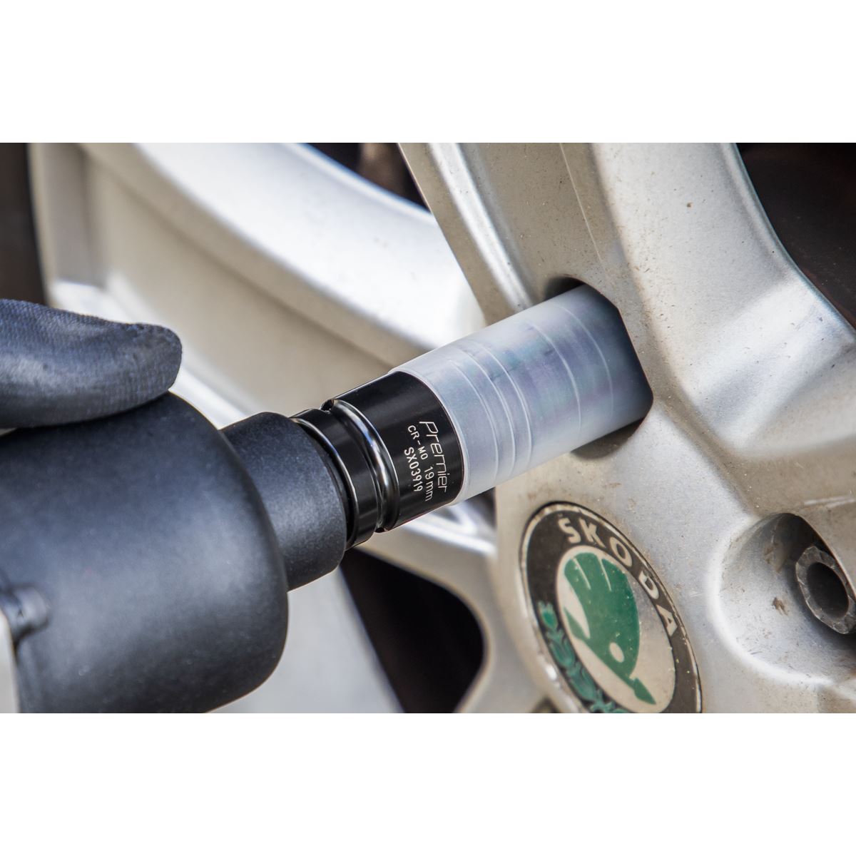 Sealey SX03919 Alloy Wheel Ultra-Power Impact Socket 19mm 1/2"Sq Drive Sealey