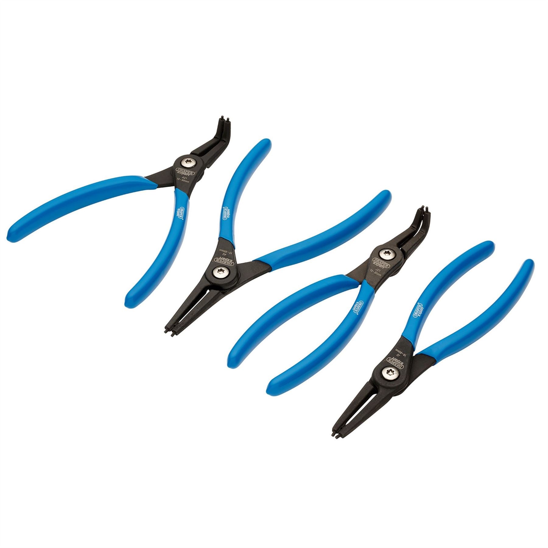 Draper 09063 Expert Internal and External Circlip Pliers Set 4 Piece Draper
