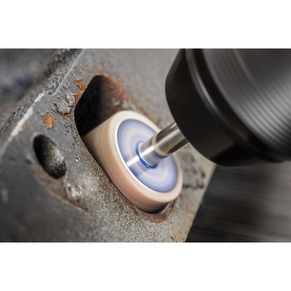 Sealey FW2520ASS Abrasive Flap Wheel Ø25 x 20mm Ø6mm Shaft Assorted Grit - Pack of 5 Sealey