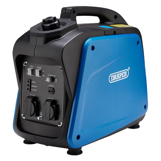 Draper 80956 Petrol Inverter Generator 1700W Draper