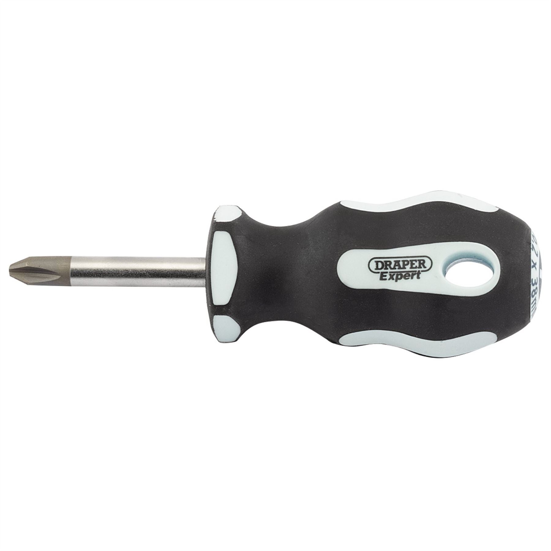 Draper 34991 Cross Slot Soft Grip Screwdriver No.2 x 38mm Draper